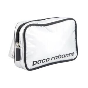 NEW PACO RABANNE  Fanny Pack Silver and Black Belt Bag